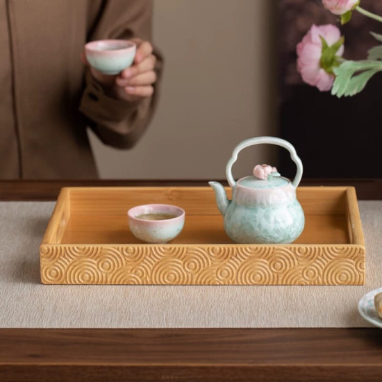 Wooden Tray Set 3 Pcs